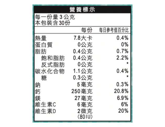 雙固鈣-生醫級粉包30入